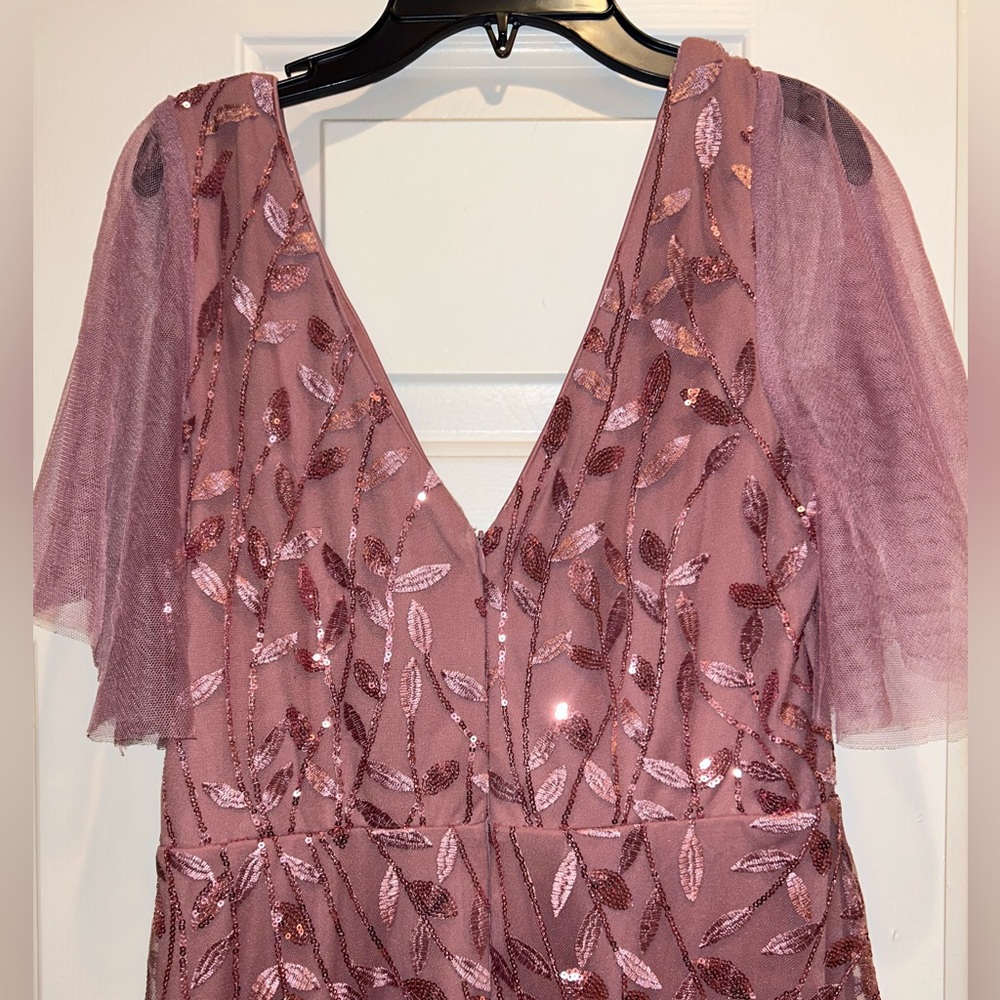 Ever Pretty Mauve Sequin Dress Size 10 evening Gown - NEVER WORN (TAGS ON)